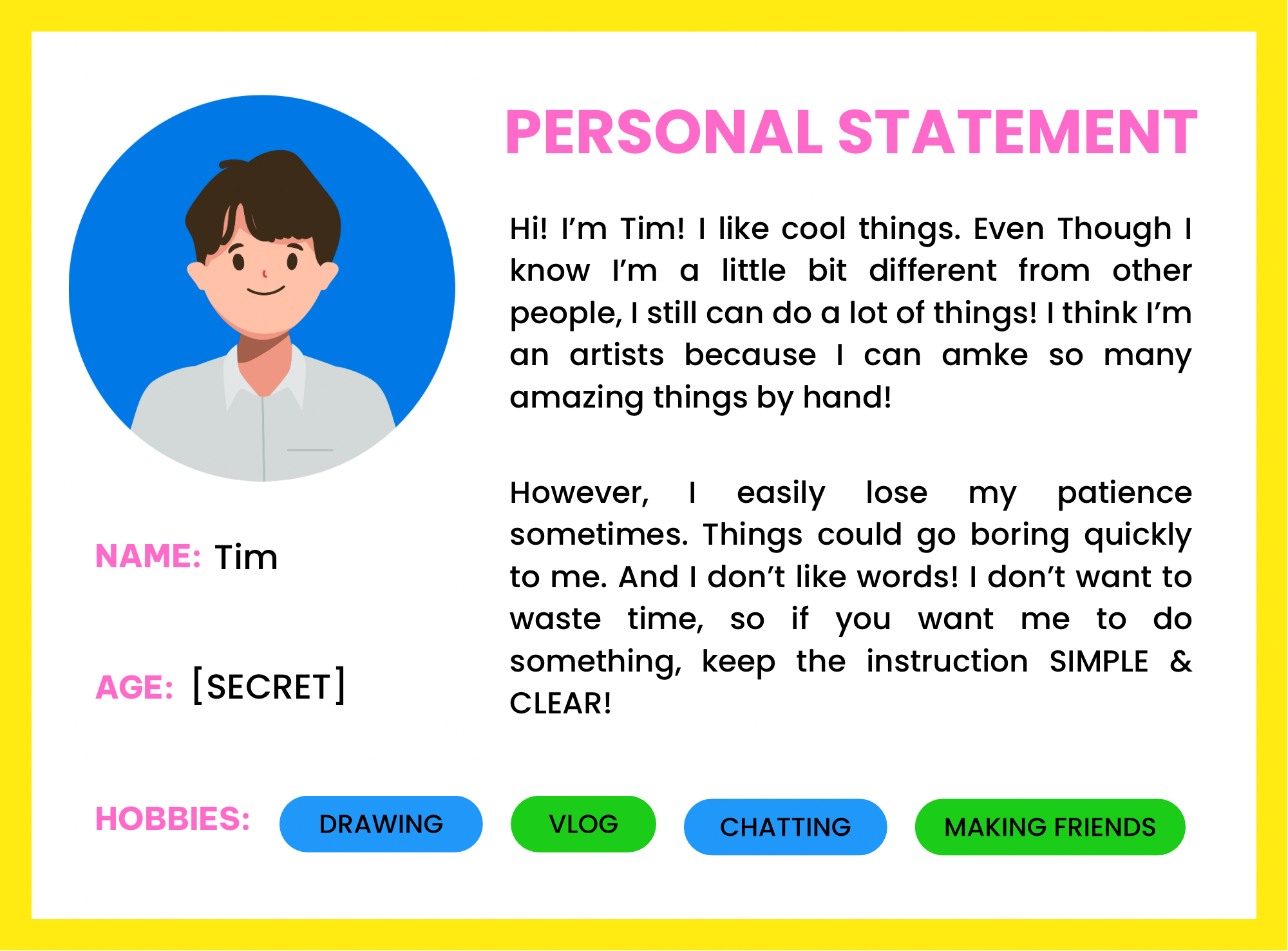 Creabox User Persona